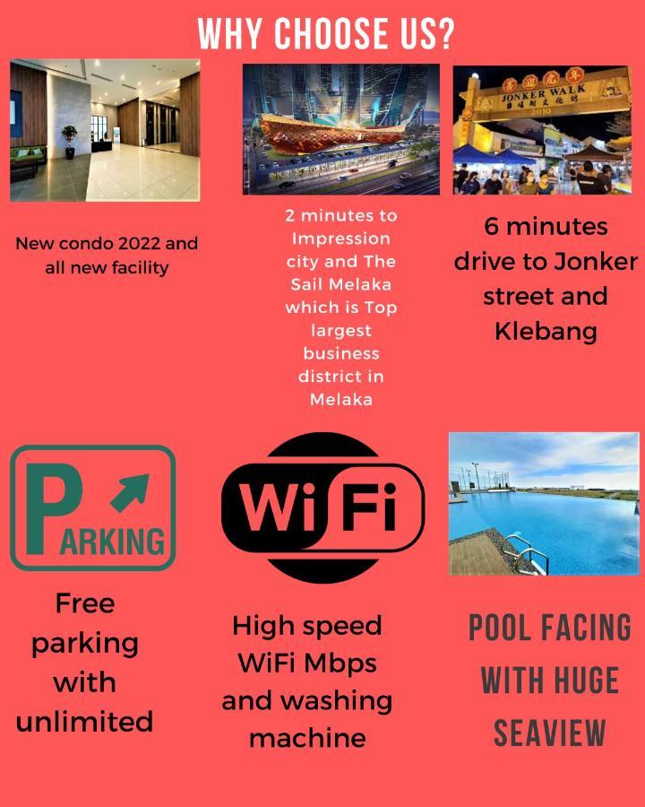 Amber Cove Melaka By Ggm Apartman Kültér fotó